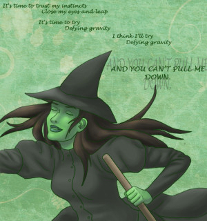 Kiss Me Goodbye, I'm Defying Gravity!