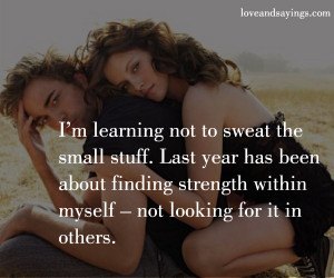 Not Looking For it in others