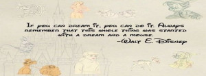 Facebook Covers Quotes About Dream Cute disne disney dream quote