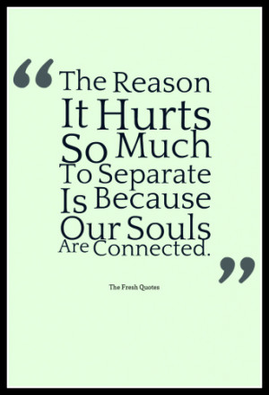 Goodbye Quotes The Reason It Hurts So Much To Separate Is Because Our ...