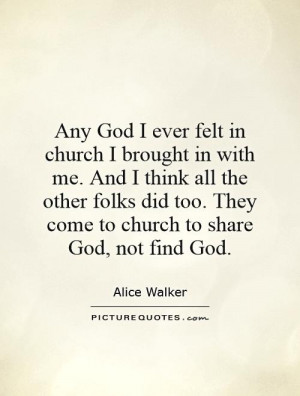 Come to Church Quotes and Photos