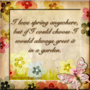 love spring anywhere