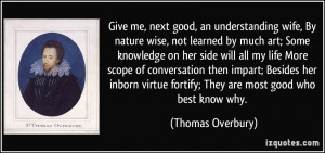 More Thomas Overbury Quotes