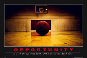 ... Met Your Mother - Barney Motivational Opportunity Basketball Poster