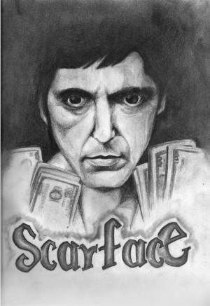 Scarface Drawings With Quotes. QuotesGram