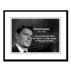 Ronald Reagan Political Humor Large Framed Posters