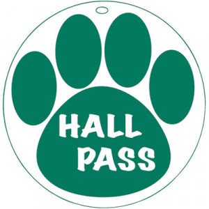 Hall Pass Clip Art