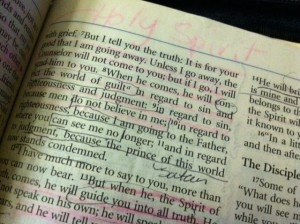 Short Bible Quotes The Holy Spirit John Verse