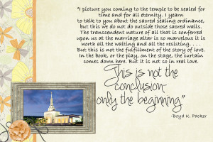 LDS Temple Marriage Quotes