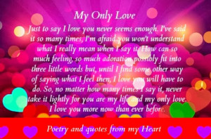 Poetry and quotes from my Heart