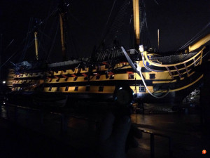 ... admiral lord horatio Nelson's flagship at the battle of trafalgar