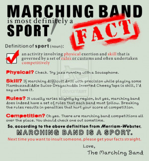 funny marching band is a sport – prove it
