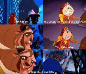Displaying (15) Gallery Images For Beauty And The Beast Love Quotes...