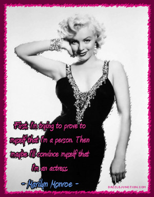 Marilyn Monroe Convince quote