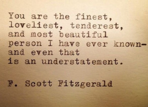Love, F. Scott Fizgerald