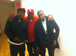 Pusha T, Funkmaster Flex & Kanye West