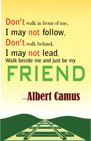 Albert Camus Quote Poster by hnoun07