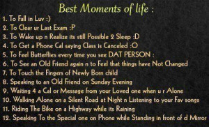 Best Moments Of Life