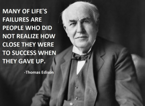 Thomas Edison Quote On Success