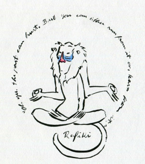 quotes the lion king rafiki Sketch simba mufasa Scar the lion king ...