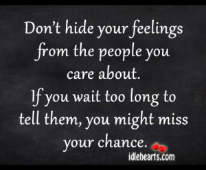 quotes about hiding your feelings for someone