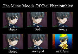 Black Butler- The many Moods of Ciel by ChibiDraws4ever