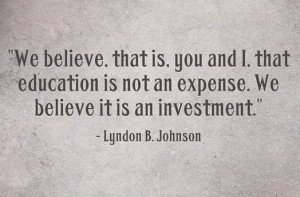 Lyndon B. Johnson #quote #education