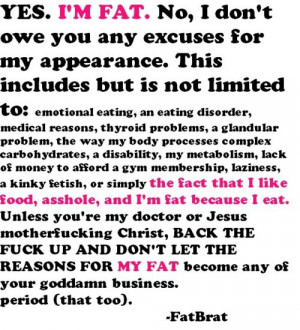 Fat Quotes Tumblr
