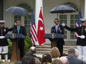 Obama Marine Umbrella