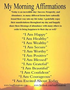 Morning Affirmations Pictures, Photos, and Images for Facebook, Tumblr ...