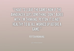 Peyton Manning Inspirational Quotes