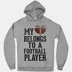Cute football hoodie More