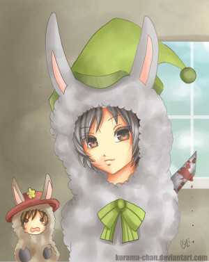 Gijinka: Llamas with hat -- by Kurama-chan
