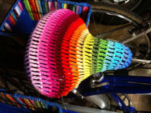 ... Style, Crochet Knits Stitches, Bikes Seats Covers, Rainbows Crochet