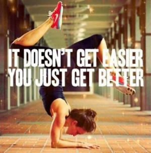 Get Better - Motivational Fitness Quote for Women