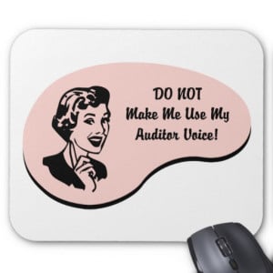 Rude Auditor Nickname - Auditaholic Mouse Pads
