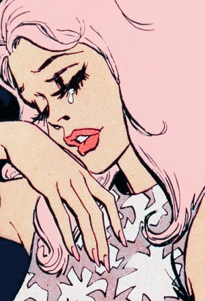 art hair girl tumblr sad hipster vintage pain Grunge draw comic pink ...