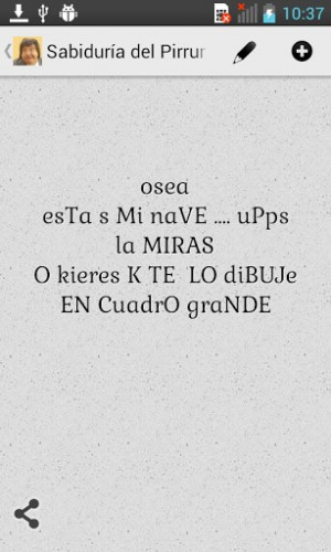 Aumentar - Captura de pantalla de Sabiduría del Pirruris para Android