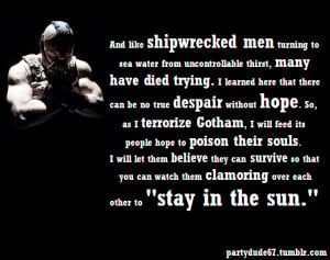 ... the dark knight rises bane quotes i12 Batman Quotes Dark Knight Rises