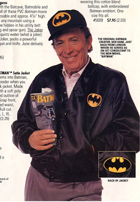 Here's Bob Kane, the creator of Batman, modeling some Bat-duds. I've ...