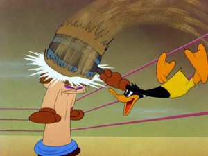 Daffy Duck Not Monday Gif
