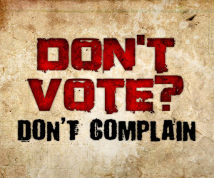 100 Things You Can’t Complain About If You Don’t Care About Voting ...