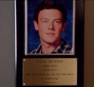 Finn : Yeah, that's what Mr. Schue said.