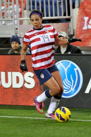 Sydney Leroux Sydney Leroux #14 of the U.S. Womens National Team plays ...