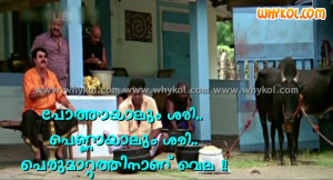 Malayalam funny film sayings in Rajamanikyam