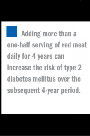 Red meats health effects
