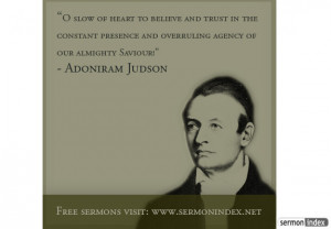 Adoniram Judson Quote
