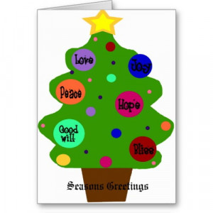Posts related to christmas tree card sayings