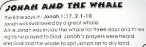 Jonah and the Whale Scripture Placemat