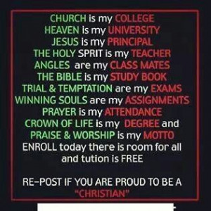 Proud to be a christian